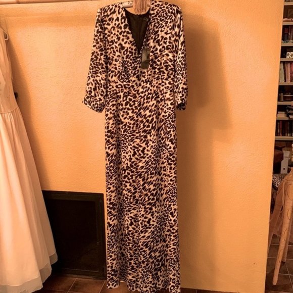 BCBG Leopard Print Jumpsuit, NWT, Size Medium - Picture 7 of 14